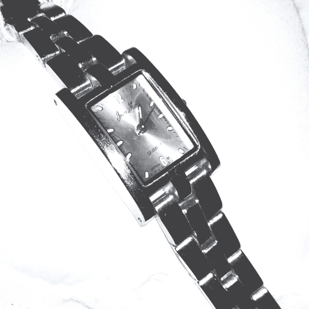 Jean Marc Silvertone Quartz Fashion Watch